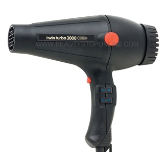 Turbo Power 322 Twin Turbo Ionic 3000 Hair Dryer