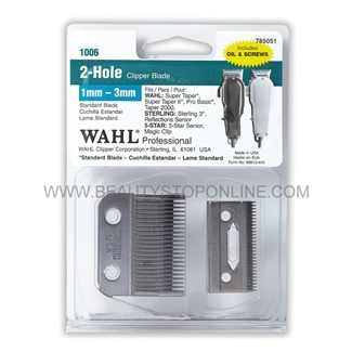 Wahl 2 Hole Standard Clipper Blade 1006