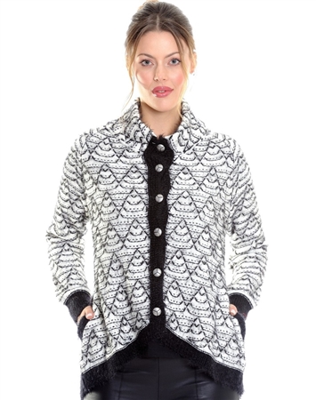Women White Designer Knit Sweater