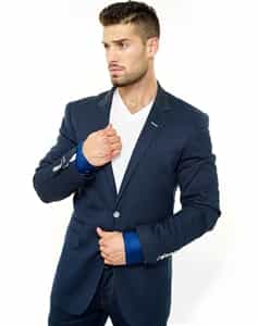 Maceoo Momentum Blazer Socrate Evo Iridescent Blue