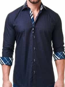 Luxury Navy Button up