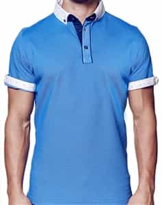 Blue Fashion Fit Polo