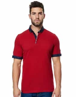 Red Slim Fit Polo