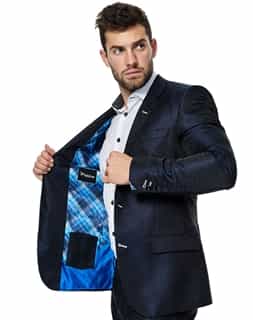 Designer Navy Sport Coat