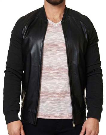 Designer Black Leather Jacket