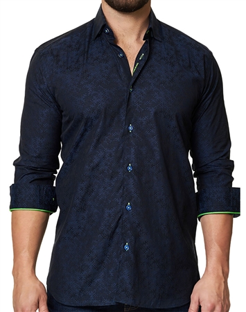 Navy Casual Sport Shirt