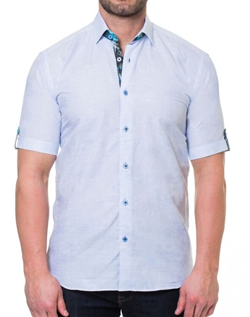 Light Blue Casual Sport Shirt