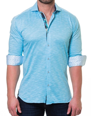 Sea Blue Sport Shirt