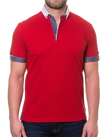 Fashionable Red Polo