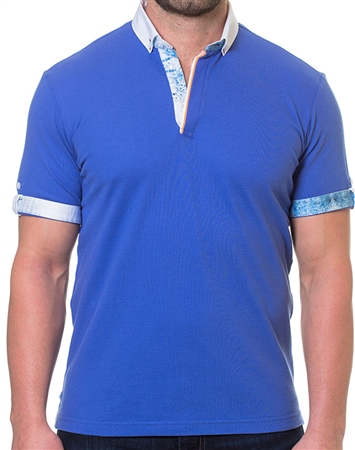 Blue White Polo Shirt