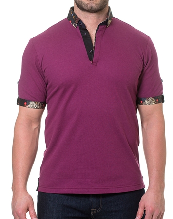 Burgundy Sport Polo