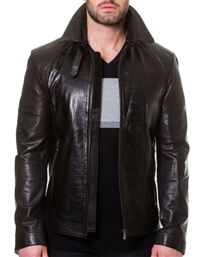 Black Genuine Leather Jacket