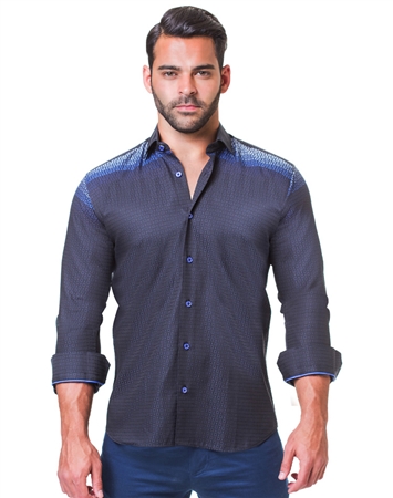 Navy Casual Sport Shirt