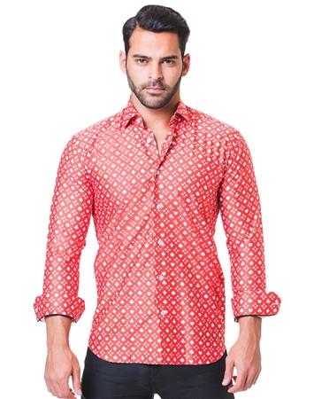 Luxury Red Dress shirt