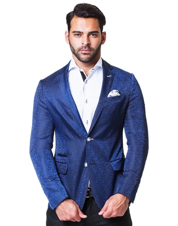 Luxury Blue Suit Jacket