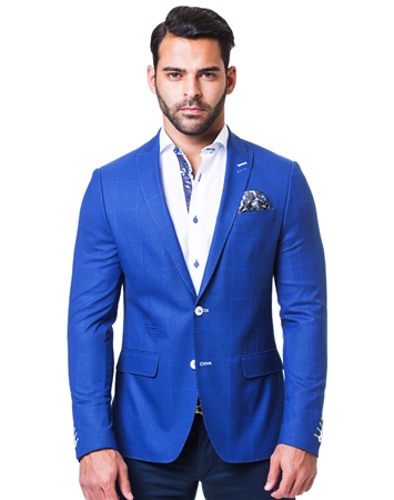 Blue Check Blazer