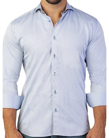 Light Blue Business Casual Shirt