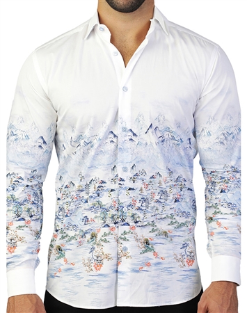 European White Fashion Shirt