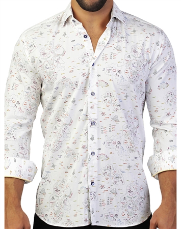 Eye-Catching White Dress Shirt