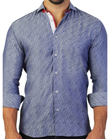 Modern Blue Dress Shirt