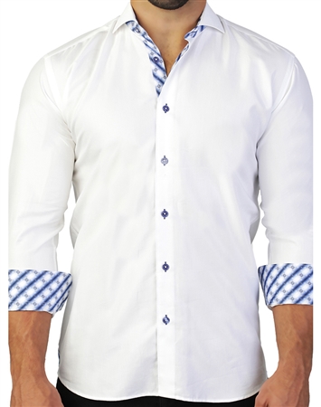 Classy White Sport Shirt