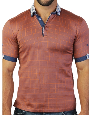 Designer Orange Polo