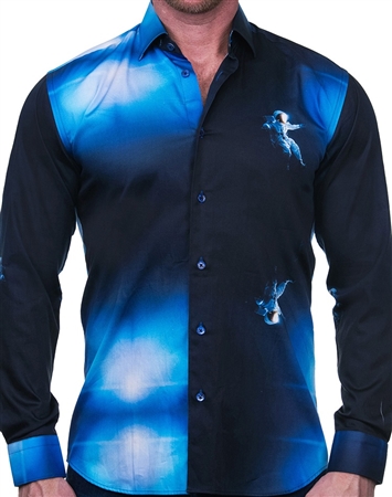 Black and Blue Fashion Shirt