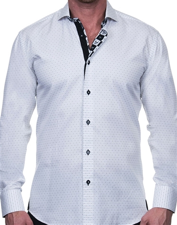 White and Black Dress Shirt