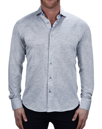 Handsome Grey Dress Shirt