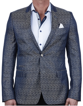 Modern-Classic Blue Blazer