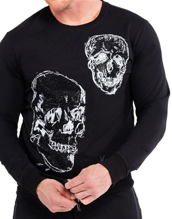 Modern Design Black Light Sweater