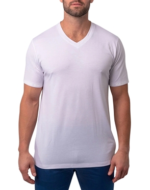 v-neck vivaldisleeve white