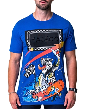 Tee skateboard blue