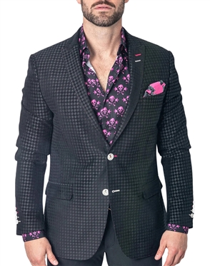 Men Elegant black blazer