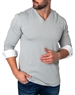 V-Neck edisonsolidmirage Grey