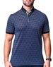 Blue Maceoo Fashion Polo Shirt