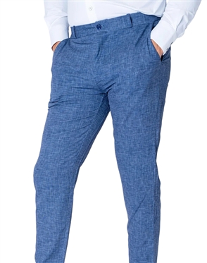 Maceoo Dress Pants Denim Blue