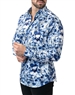 Maceoo Shirt Fibonacci Atlantis Blue