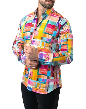 Maceoo Shirt Fibonacci Cube 41 Multi