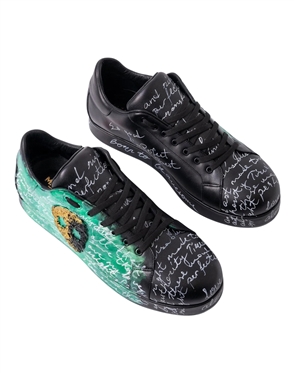 Maceoo Shoes Casual Paintskull Black