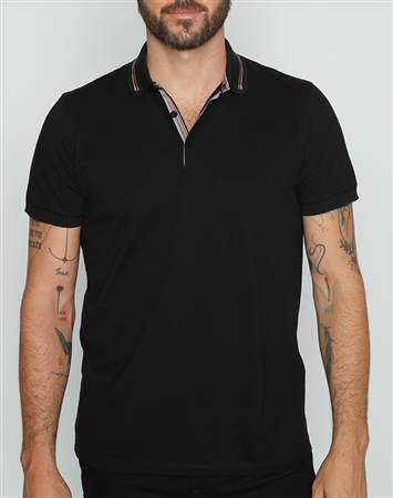 Designer Casual Black Polo