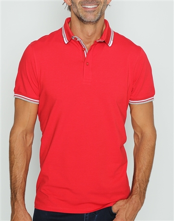 Modern Red Polo