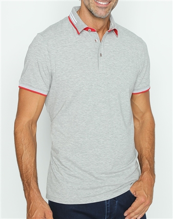 Sporty Classic Gray Polo Shirt