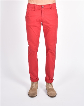 Red Slim Fit Chino Pants|Eight-x Luxury Chino Pants