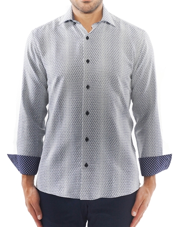 Designer Navy Fashion Shirt