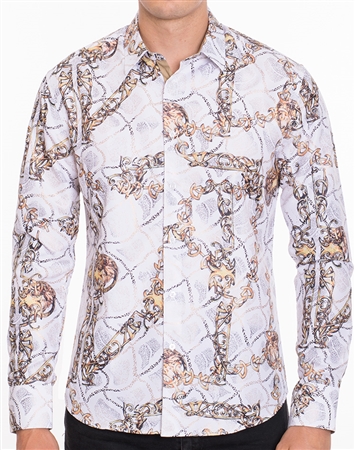 Luxury Sport Shirt - Multicolored Designer Dress Shirt