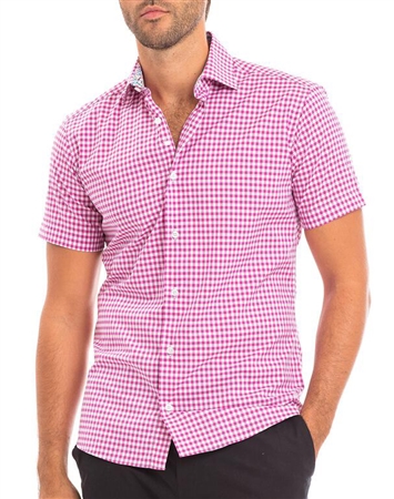 Dress Shirt: pink Long Sleeve Dress Shirt