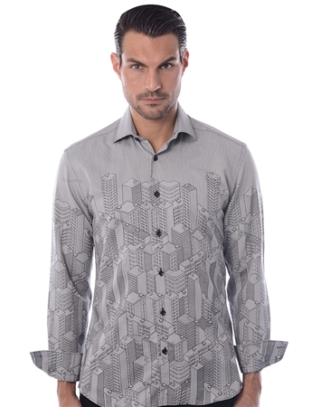 Gray Fashion  Shirt