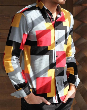 Fashionable Multicolored dress shirt