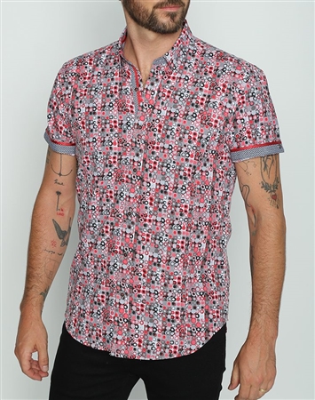 Unique Short Sleeve Woven